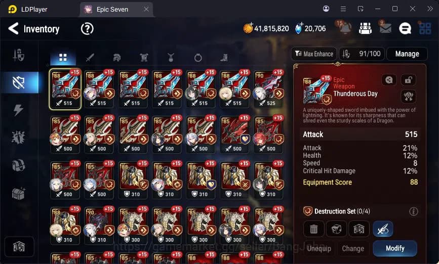 Epic Seven Accounts Global Unverif | 6ML | 7 ML | LOTS | Cermin | Aven image 16