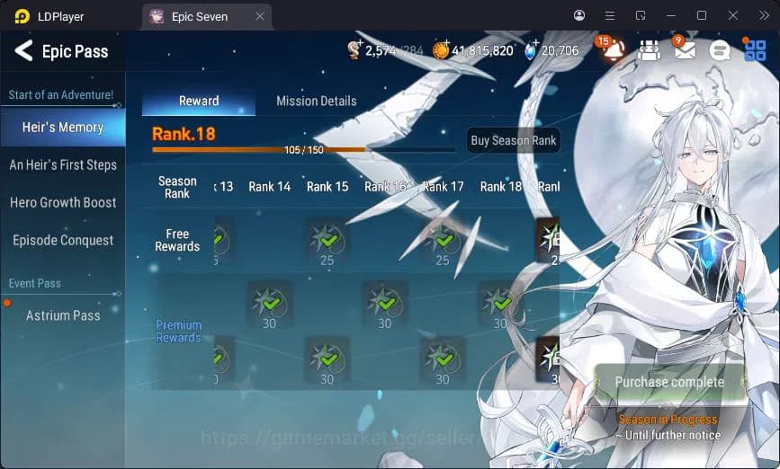 Epic Seven Accounts Global Unverif | 6ML | 7 ML | LOTS | Cermin | Aven image 5