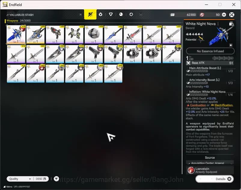 Arknights: Endfield Accounts "Starter Fresh | NA/EU | New Horizons On | Day 2 S image 4