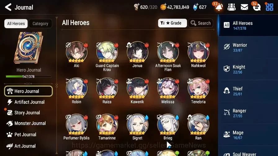 Epic Seven Accounts GLOBAL Unverif|New Era|13 ML(Salome,LOTS,Belian,WO image 7
