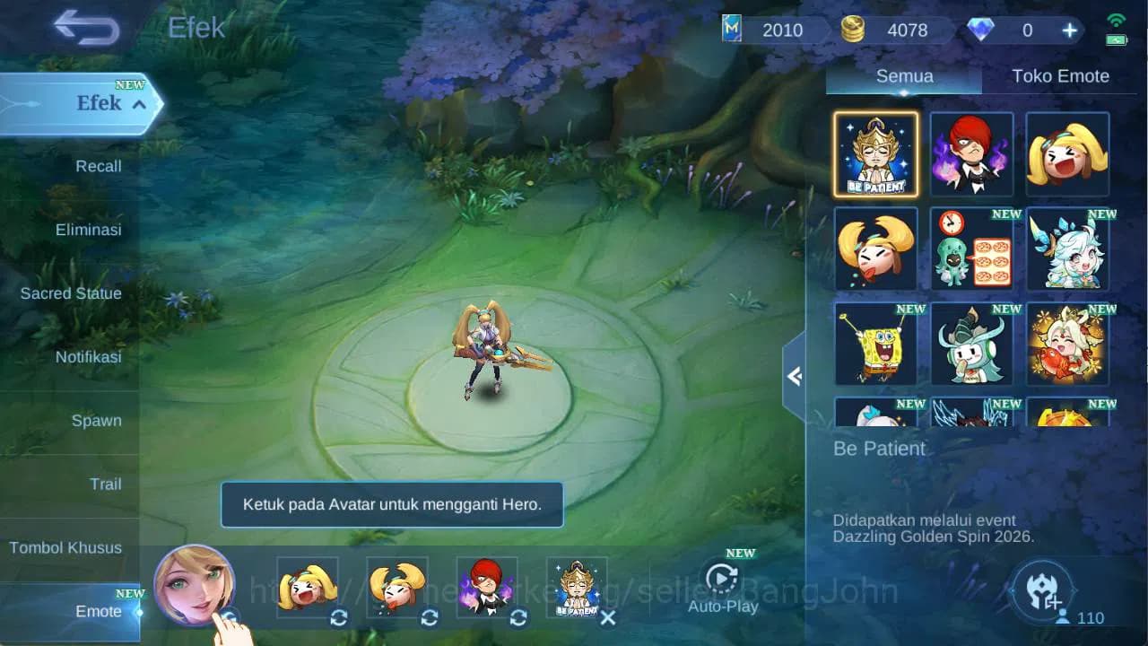 Mobile Legends: Bang Bang Accounts hero 110 skin 228 sanrio florin, KOF karina, risin image 15