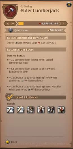 Albion Online Accounts ASIA|11,7M Total Fame - 22M Silver|T8 LumberJack - image 6