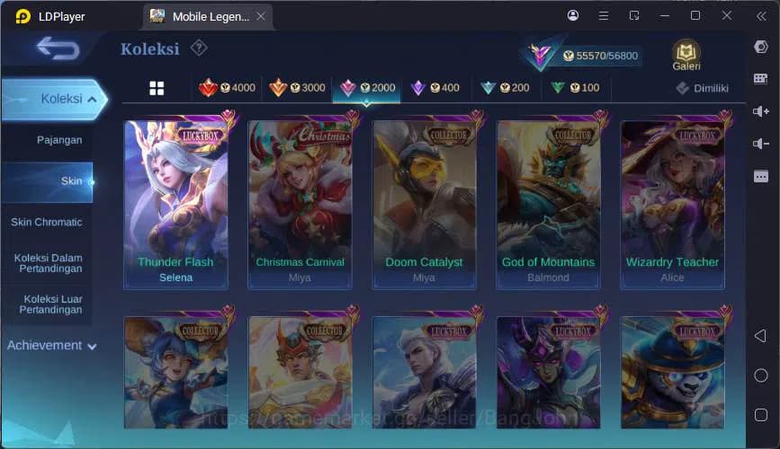 Mobile Legends: Bang Bang Accounts Global|Hero 132|Skin 200|Legend Franco+Gord,KP Tha image 14