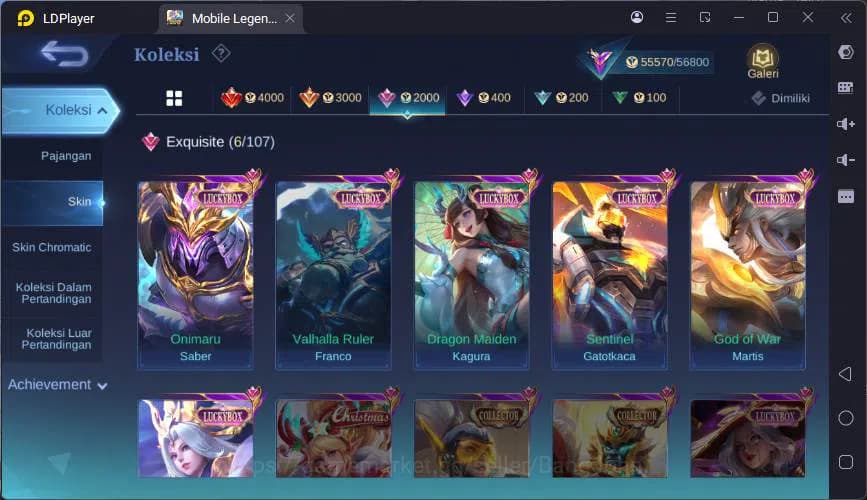 Mobile Legends: Bang Bang Accounts Global|Hero 132|Skin 200|Legend Franco+Gord,KP Tha image 15