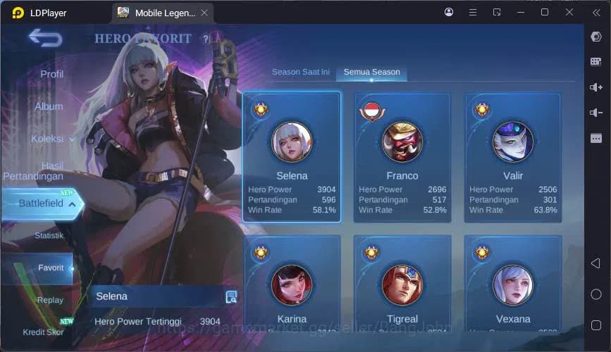 Mobile Legends: Bang Bang Accounts Global|Hero 132|Skin 200|Legend Franco+Gord,KP Tha image 19