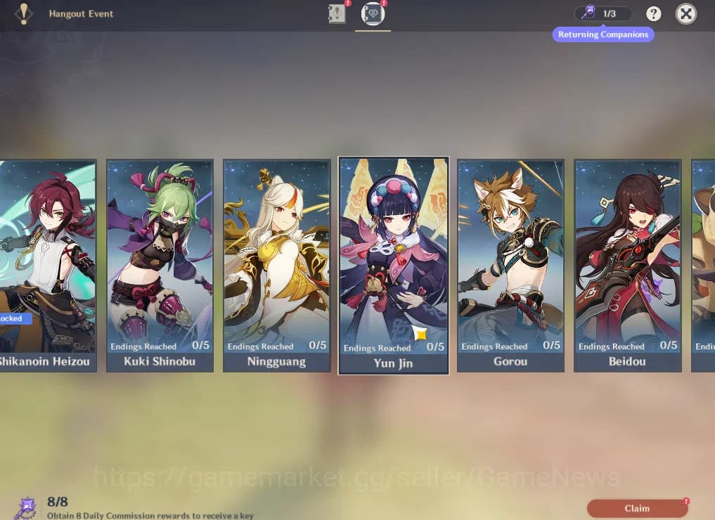 Genshin Impact Accounts ASIA|AR 55|4 Limited+ 2(*5Weapon)|Skirk,Arlecchino image 14