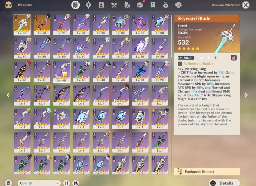 Genshin Impact Accounts ASIA|AR 55|4 Limited+ 2(*5Weapon)|Skirk,Arlecchino image 5