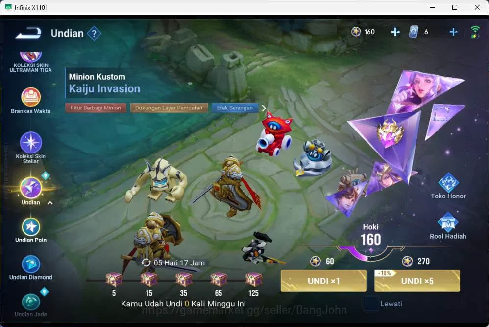 Honor of Kings Accounts GLOBAL | hero 112, skin 137 Sxnx hao yi, legend al image 13