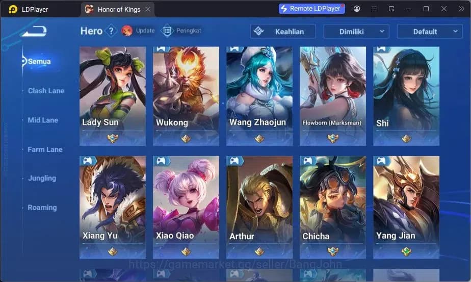 Honor of Kings Accounts GLOBAL|91HR|51SK|LNY2024 DaQiao|Legend LadySun|LSM image 6