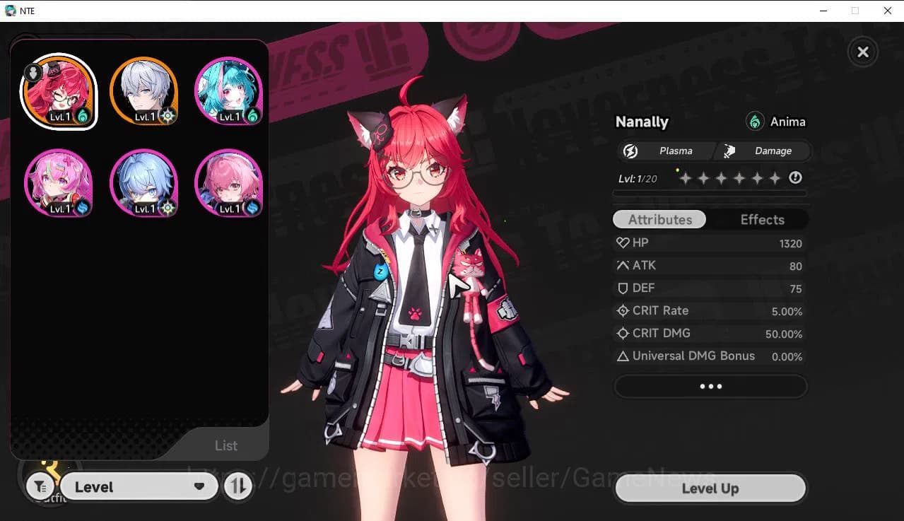 Neverness to Everness Accounts GLOBAL EU |HL 3| 1 SSR Limited Nanally|1S Arc| 4 S image 1