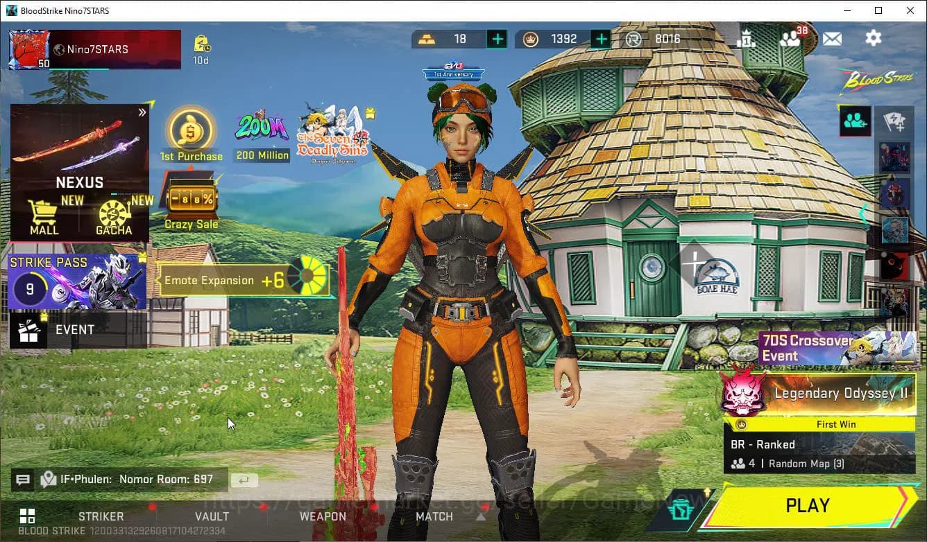 Blood Strike Accounts ASIA|EVO FAL+Colab BLEACH(Zanpakuto,Toshiro,Byakuy image 1