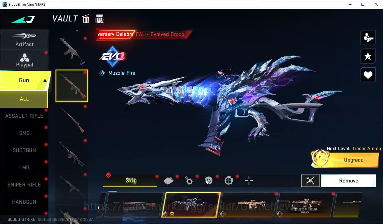 Blood Strike Accounts ASIA|EVO FAL+Colab BLEACH(Zanpakuto,Toshiro,Byakuy image 11