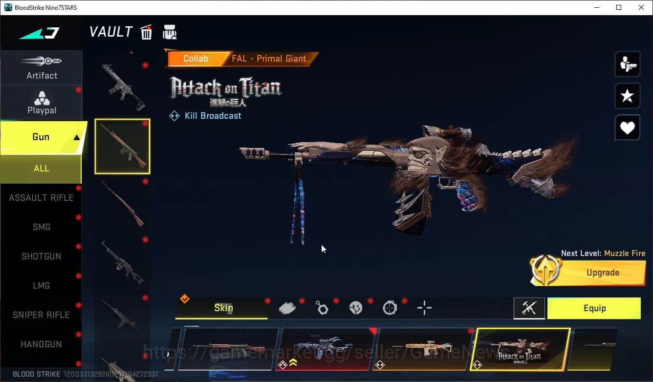 Blood Strike Accounts ASIA|EVO FAL+Colab BLEACH(Zanpakuto,Toshiro,Byakuy image 12