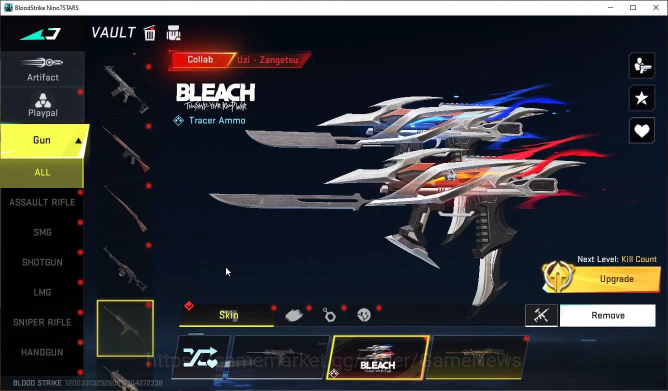 Blood Strike Accounts ASIA|EVO FAL+Colab BLEACH(Zanpakuto,Toshiro,Byakuy image 13