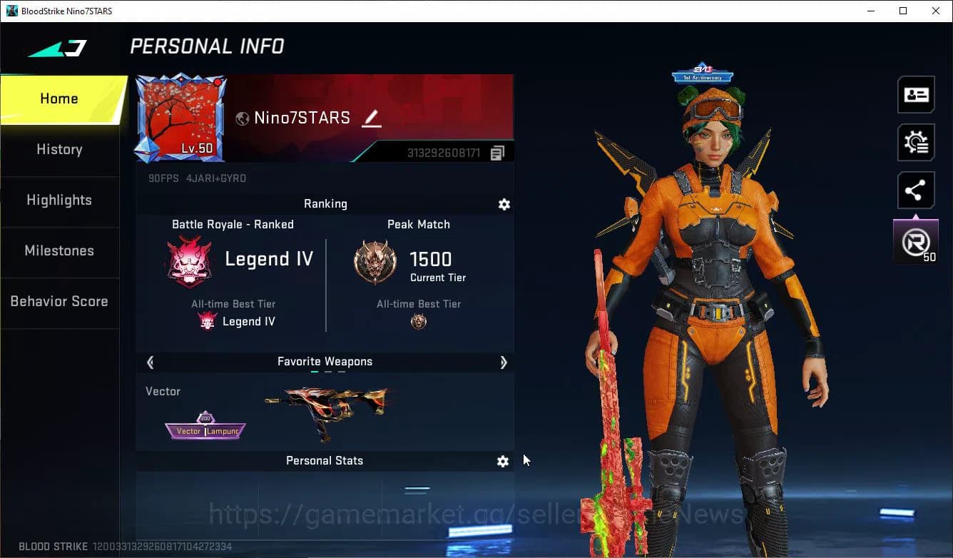 Blood Strike Accounts ASIA|EVO FAL+Colab BLEACH(Zanpakuto,Toshiro,Byakuy image 2