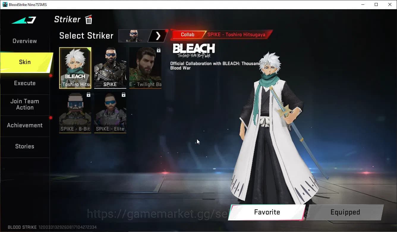 Blood Strike Accounts ASIA|EVO FAL+Colab BLEACH(Zanpakuto,Toshiro,Byakuy image 5