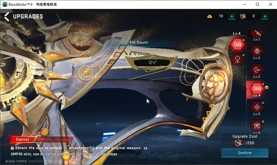 Blood Strike Accounts ASIA|3 ETERNAL[EMMA-Luxie,UMP45-Infinite Lv3,M1887 image 11