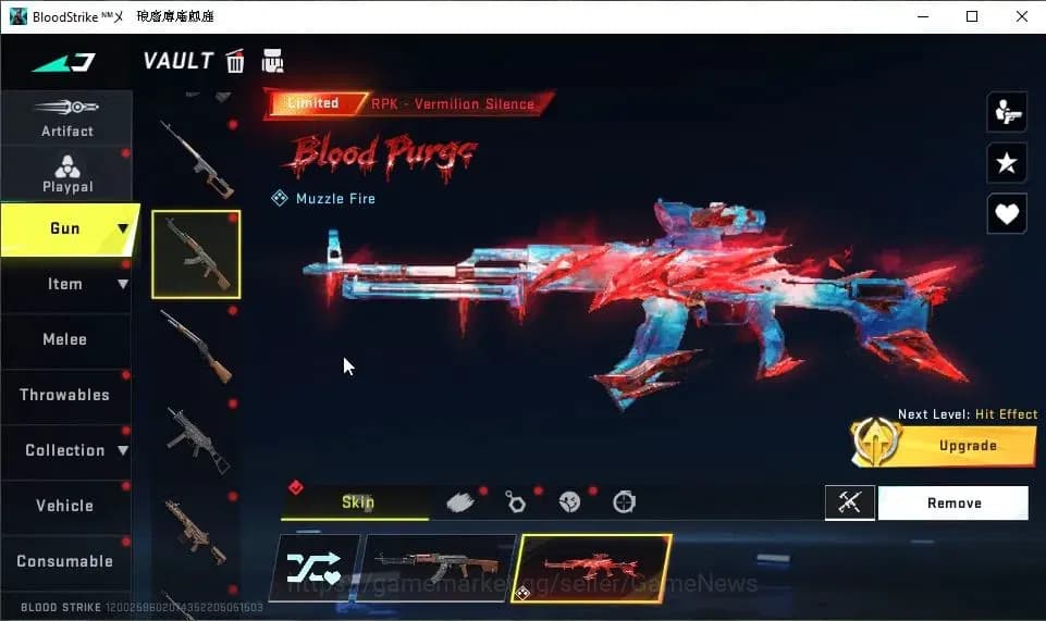 Blood Strike Accounts ASIA|3 ETERNAL[EMMA-Luxie,UMP45-Infinite Lv3,M1887 image 16