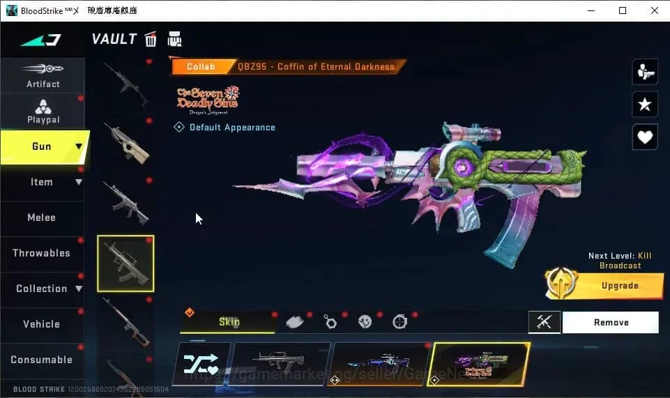 Blood Strike Accounts ASIA|3 ETERNAL[EMMA-Luxie,UMP45-Infinite Lv3,M1887 image 17