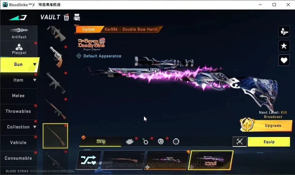 Blood Strike Accounts ASIA|3 ETERNAL[EMMA-Luxie,UMP45-Infinite Lv3,M1887 image 18
