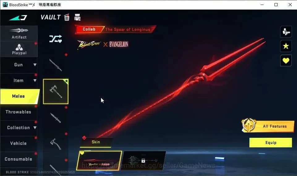 Blood Strike Accounts ASIA|3 ETERNAL[EMMA-Luxie,UMP45-Infinite Lv3,M1887 image 9