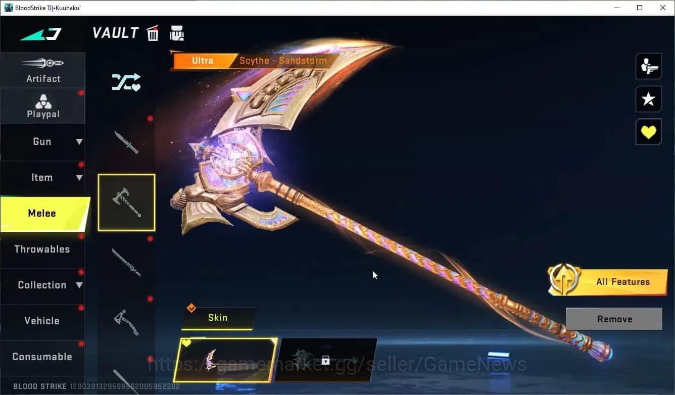 Blood Strike Accounts ASIA|Eternal Lv4 Galil-Noxdra+MELE Scythe|25 ULTRA image 15