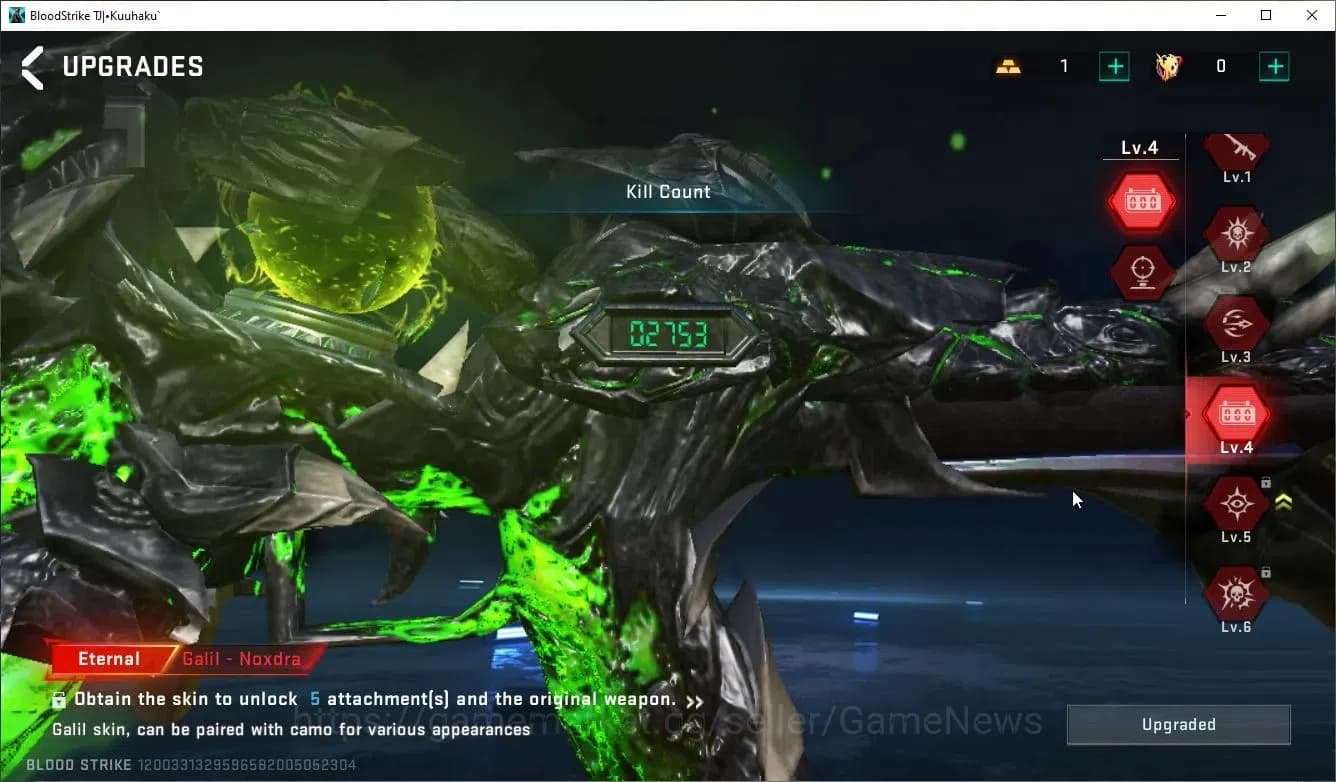 Blood Strike Accounts ASIA|Eternal Lv4 Galil-Noxdra+MELE Scythe|25 ULTRA image 17