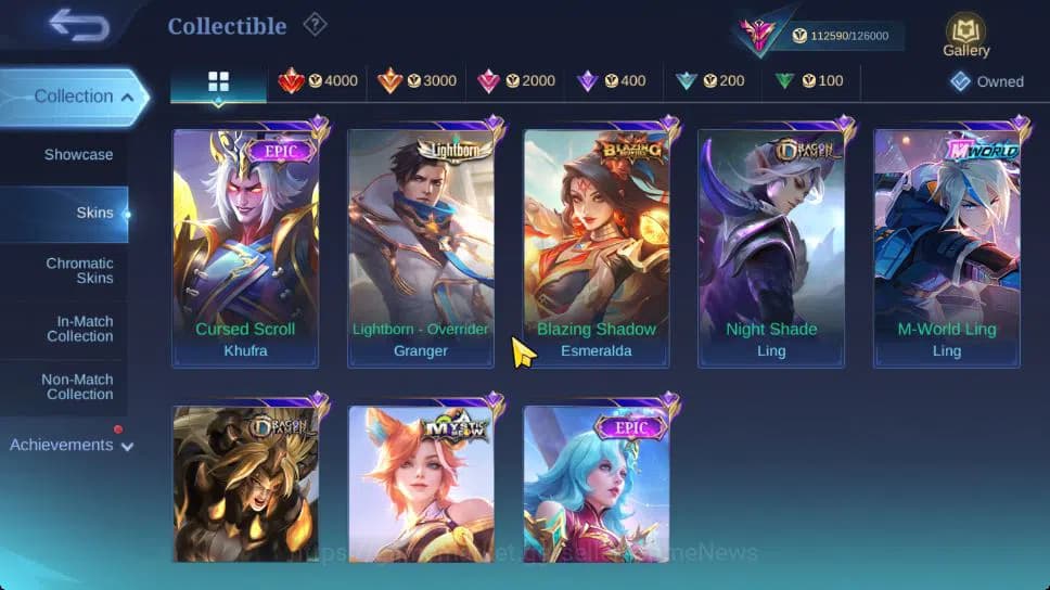Mobile Legends: Bang Bang Accounts Hero 132|Skin 330|High Glory 71|Kishin-Lancelot,KO image 19