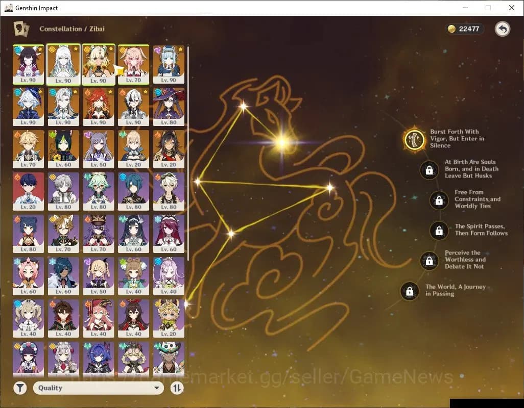 Genshin Impact Accounts ASIA|AR58|9Limited+(*5Weapon)|Arlecchino+Sign,Ziba image 4