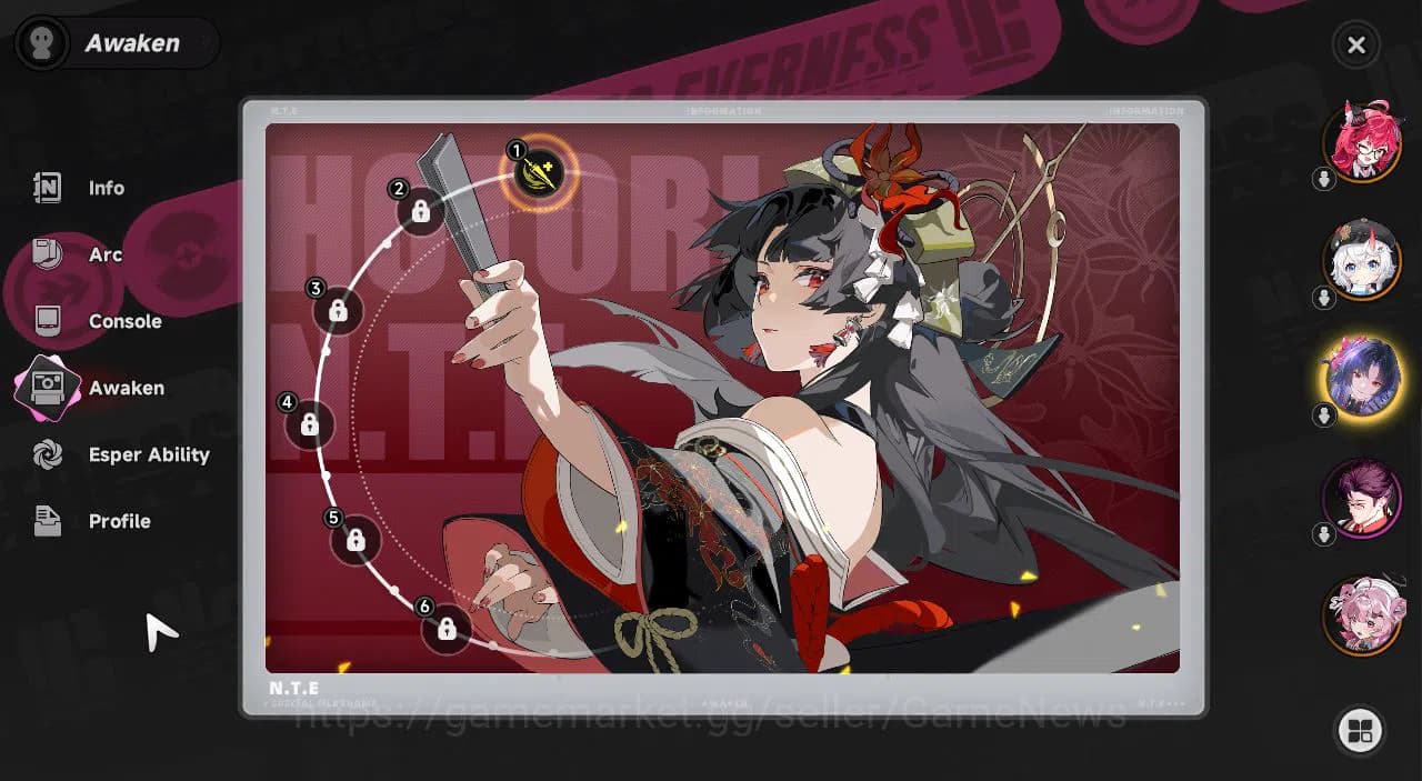 Neverness to Everness Accounts Global NA|HL 34|6 SSR[HotoriA1+Skin,Nanally+Sign,S image 4