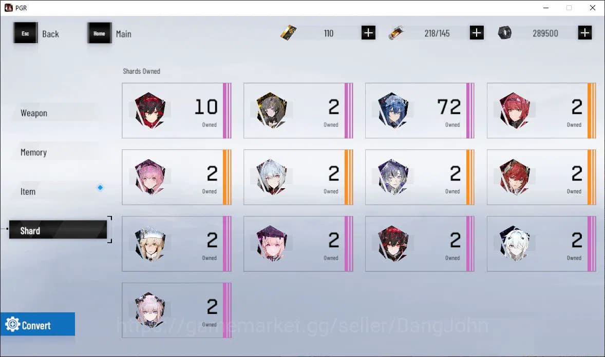Punishing: Gray Raven Accounts EUROPE|Lv 46 | [S Nirvantia,S Crepuscule,S LuciaCW image 5