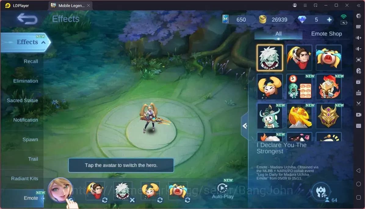 Mobile Legends: Bang Bang Accounts GLOBAL Hero 65 Skin 70|Transformers Roger|Luckybox image 8