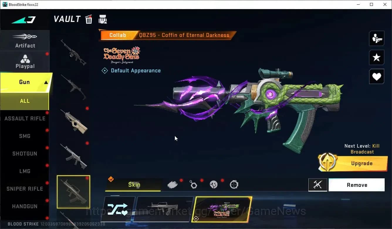 Blood Strike Accounts ASIA|ETERNAL Deser Eagle-Scorpion+Collab 7 DS QBZ9 image 7