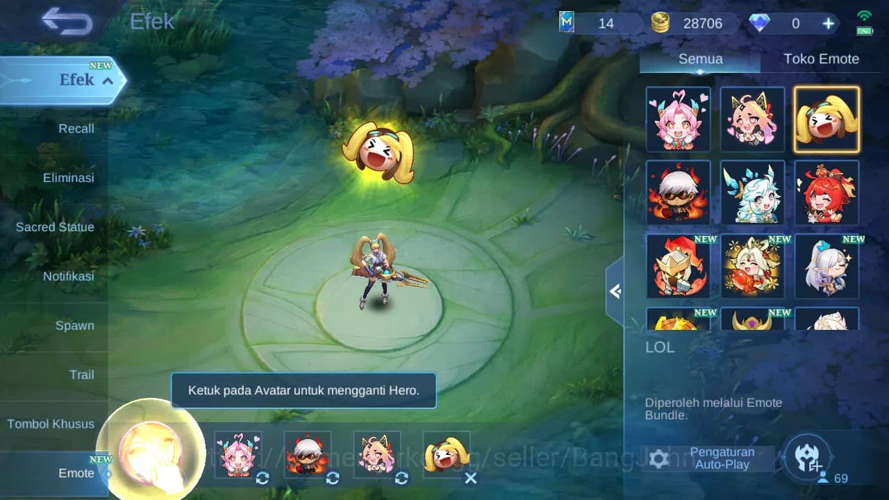 Mobile Legends: Bang Bang Accounts GLOBAL Hero 69 Skin 115 Prime Claude | CC Nata | P image 12