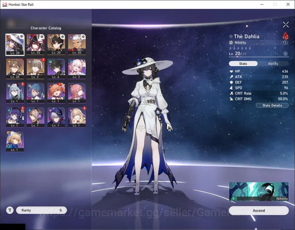 Honkai Star Rail Accounts Asia | TL 10 | Starter | 4 Limited | Sparkle ,The image 4