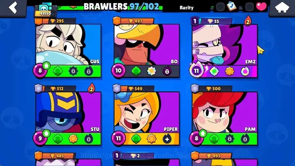 Brawl Stars Accounts 41k Trophy|14K Bling |97 Brawler 22 Max Lv|1 UL Ka image 14
