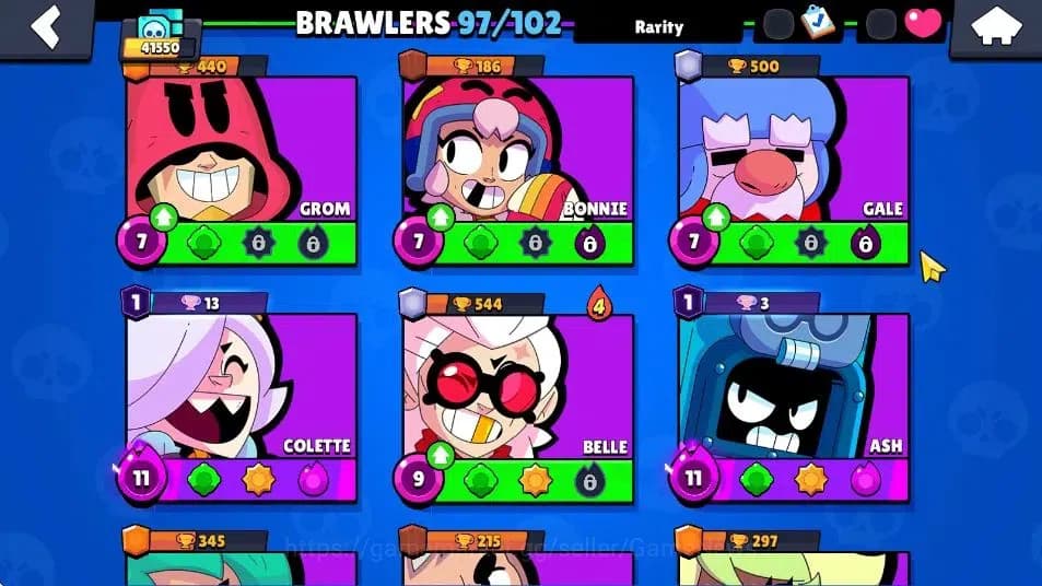 Brawl Stars Accounts 41k Trophy|14K Bling |97 Brawler 22 Max Lv|1 UL Ka image 16