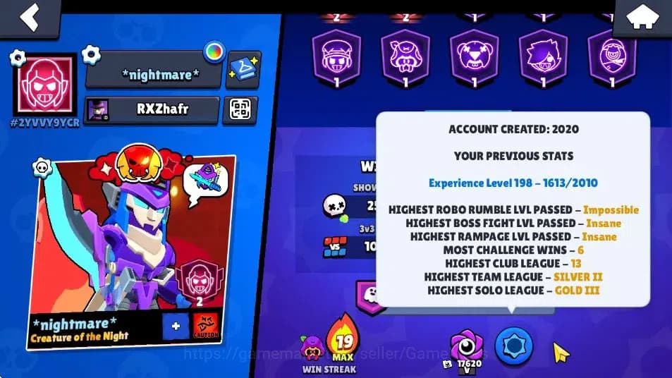 Brawl Stars Accounts 41k Trophy|14K Bling |97 Brawler 22 Max Lv|1 UL Ka image 4