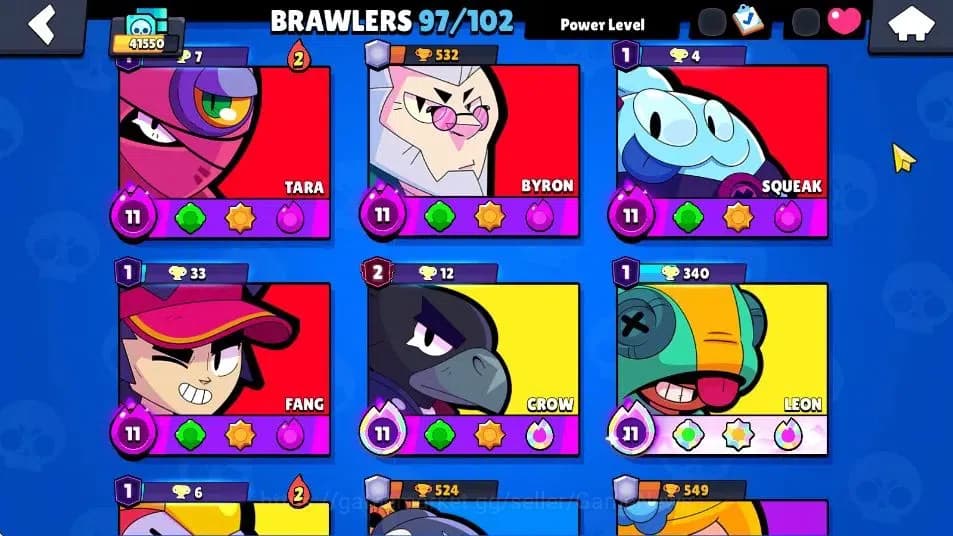Brawl Stars Accounts 41k Trophy|14K Bling |97 Brawler 22 Max Lv|1 UL Ka image 9