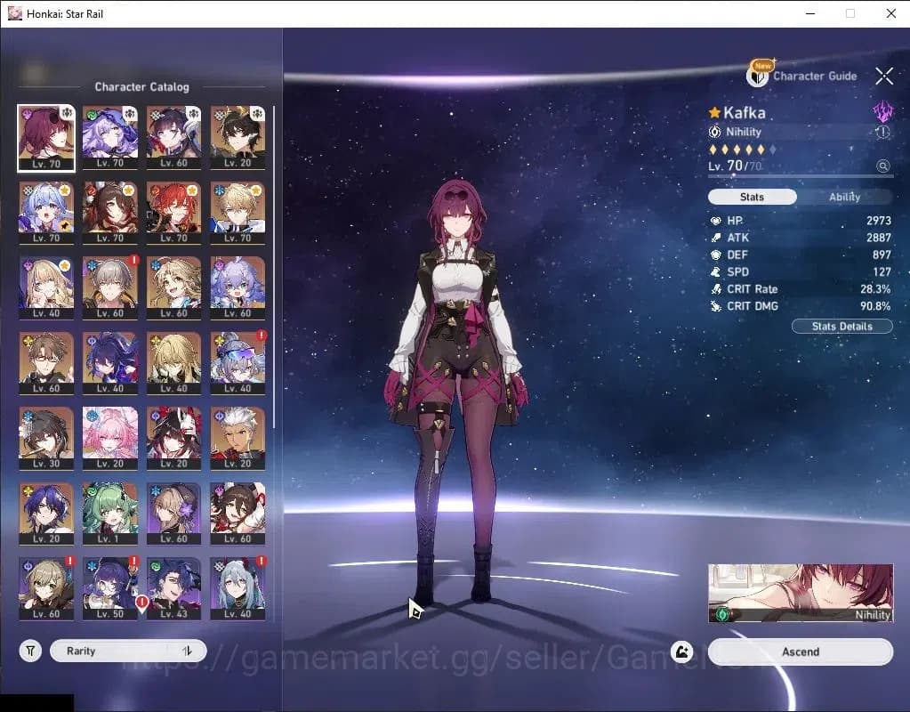 Honkai Star Rail Accounts Asia|TL 62|Triple DoT|14 Limited|Kafka,Huohuo,Silv image 5