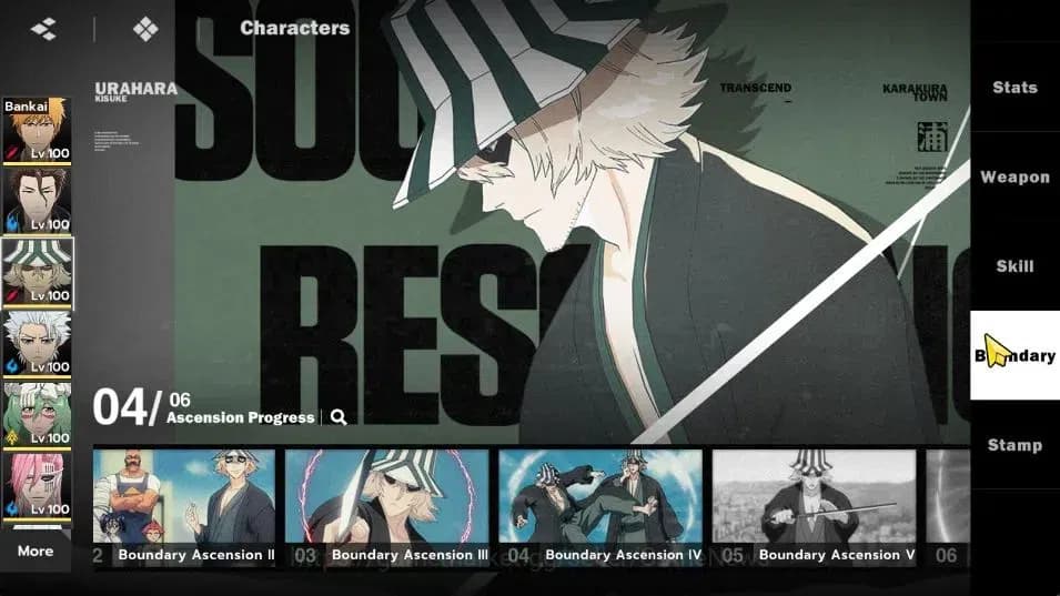 BLEACH: Soul Resonance Accounts NuverseSEA|LV 76|15 SSR [(IchigoB2,AizenB1,Urahara image 13