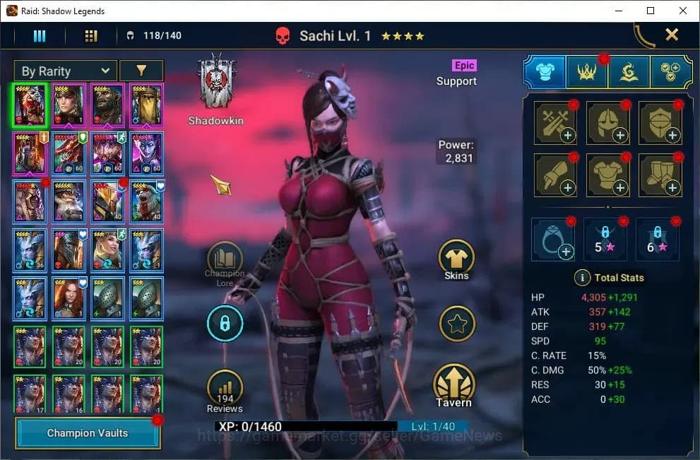 Raid: Shadow Legends Accounts Lv71 2,7M Power|1 Mythic(Lady Mikage)|37 Legend(Ra image 7