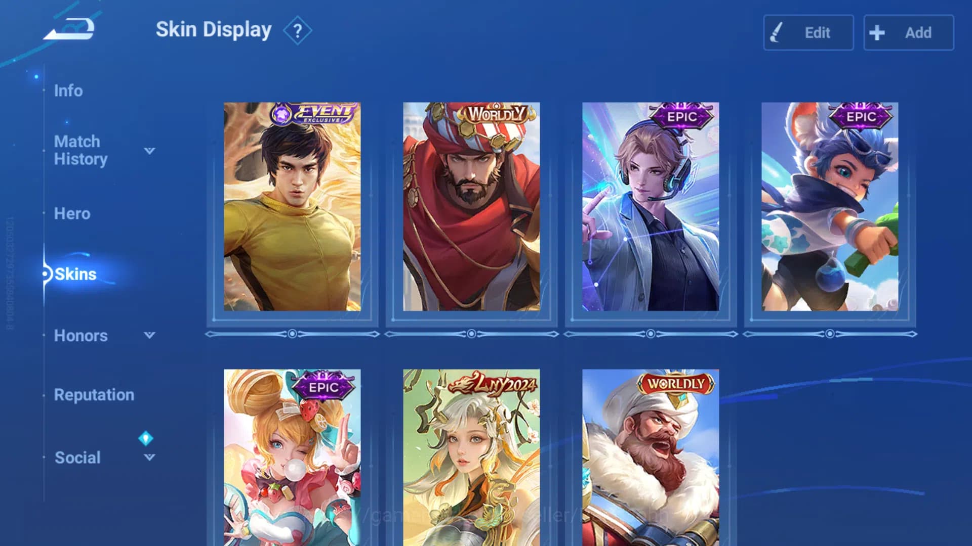 Honor of Kings Accounts GLOBAL|Hero 80|Skin 67|2 Legend|LNY2024 Da Qiao|Ch image 3