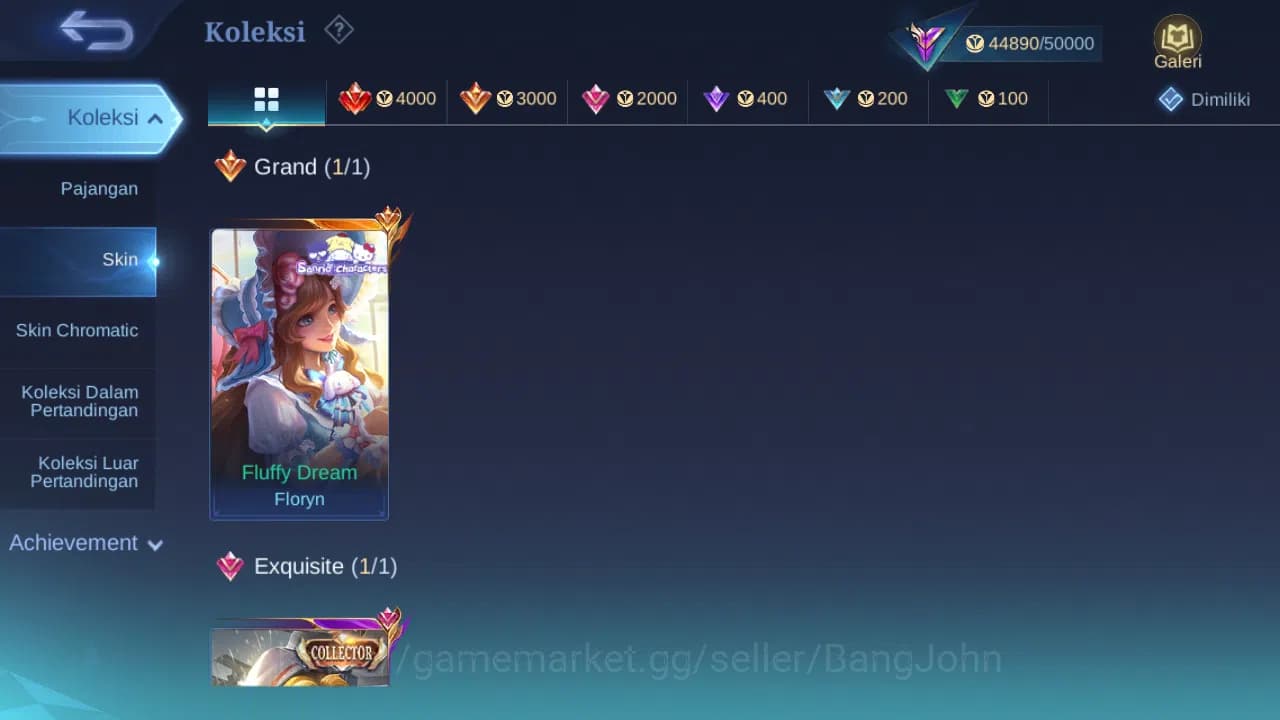 Mobile Legends: Bang Bang Accounts Hero 112 Skin 203 | Sanrio Floryn | Lightborn Gran image 2