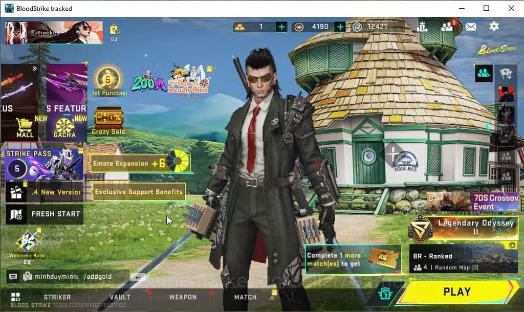 Blood Strike Accounts ASIA|Melee Collab AOT Dual Blades-Ultrahard Blade| image 1