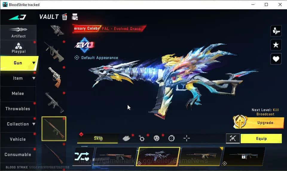 Blood Strike Accounts ASIA|Melee Collab AOT Dual Blades-Ultrahard Blade| image 12