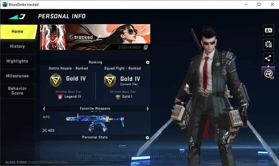 Blood Strike Accounts ASIA|Melee Collab AOT Dual Blades-Ultrahard Blade| image 16