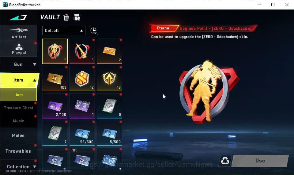 Blood Strike Accounts ASIA|Melee Collab AOT Dual Blades-Ultrahard Blade| image 8