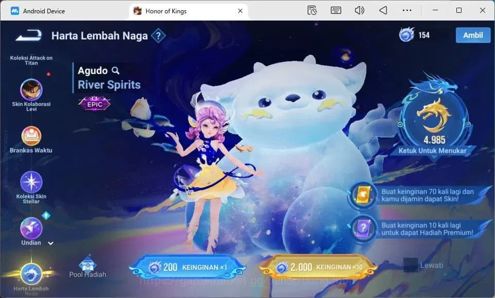 Honor of Kings Accounts Global Hero110 Skin209 |LNY2024 DaQiao+SunCe|KIC L image 17