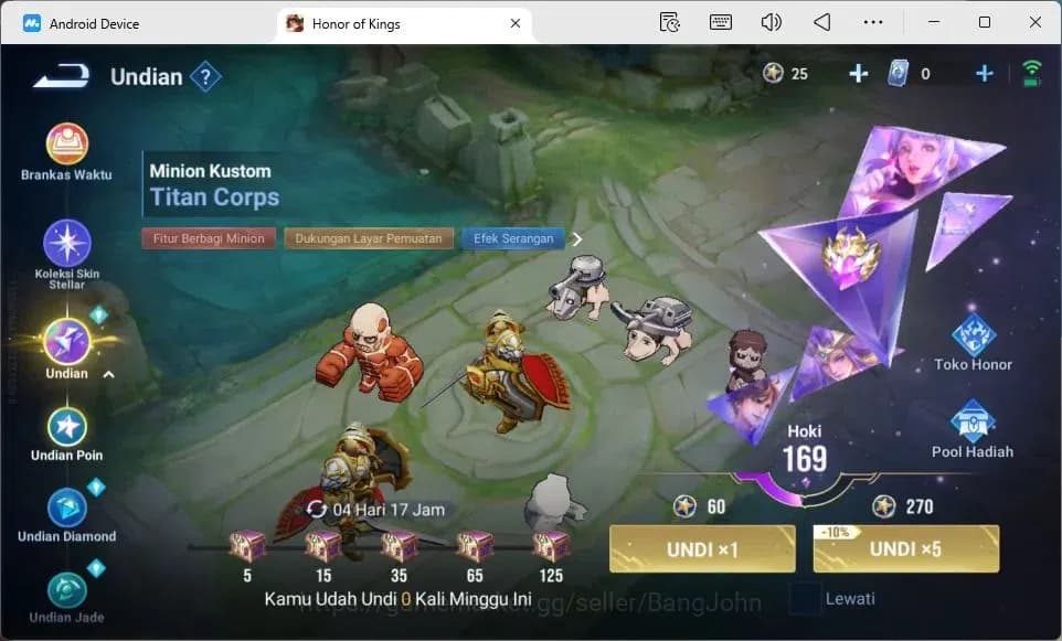 Honor of Kings Accounts Global Hero110 Skin209 |LNY2024 DaQiao+SunCe|KIC L image 18